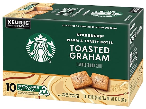 STARBUCKS TOASTED GRAHAM FLAVORED MEDIUM ROAST K-CUP