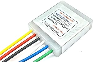 Dome Light Dimmer with Delay, Fits Any Car, 20 Sec and 10 Min Timeout, Rotary Switch, Manual Operation, White