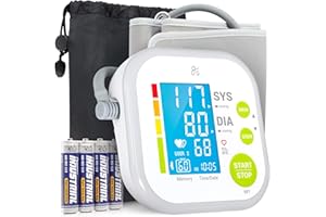 Greater Goods Digital Blood Pressure Monitor - includes Automatic Upper Arm Blood Pressure Cuff, Storage Bag, and Batteries | BP Monitor Measures Blood Pressure and Pulse | Designed in St. Louis, MO