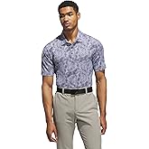 adidas Mens Ultimate365 Textured Print Polo Shirt