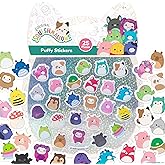 Original Squishmallows Squishy Stickers, Sticker Book of Your Favorite 'Mallows, Cute Stickers for Kids, Fun School Supplies, Classroom Prizes and Incentives, Cool Stuff for Gift Baskets