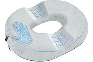 ANQULITH Donut Pillow for Tailbone Pain Relief and Hemorrhoid, Non-Slip Donut Cushion help relieve discomfort from Hemorrhoids, Postpartum, and Surgery, Ideal for Seat Cushions for Home & Office Chairs