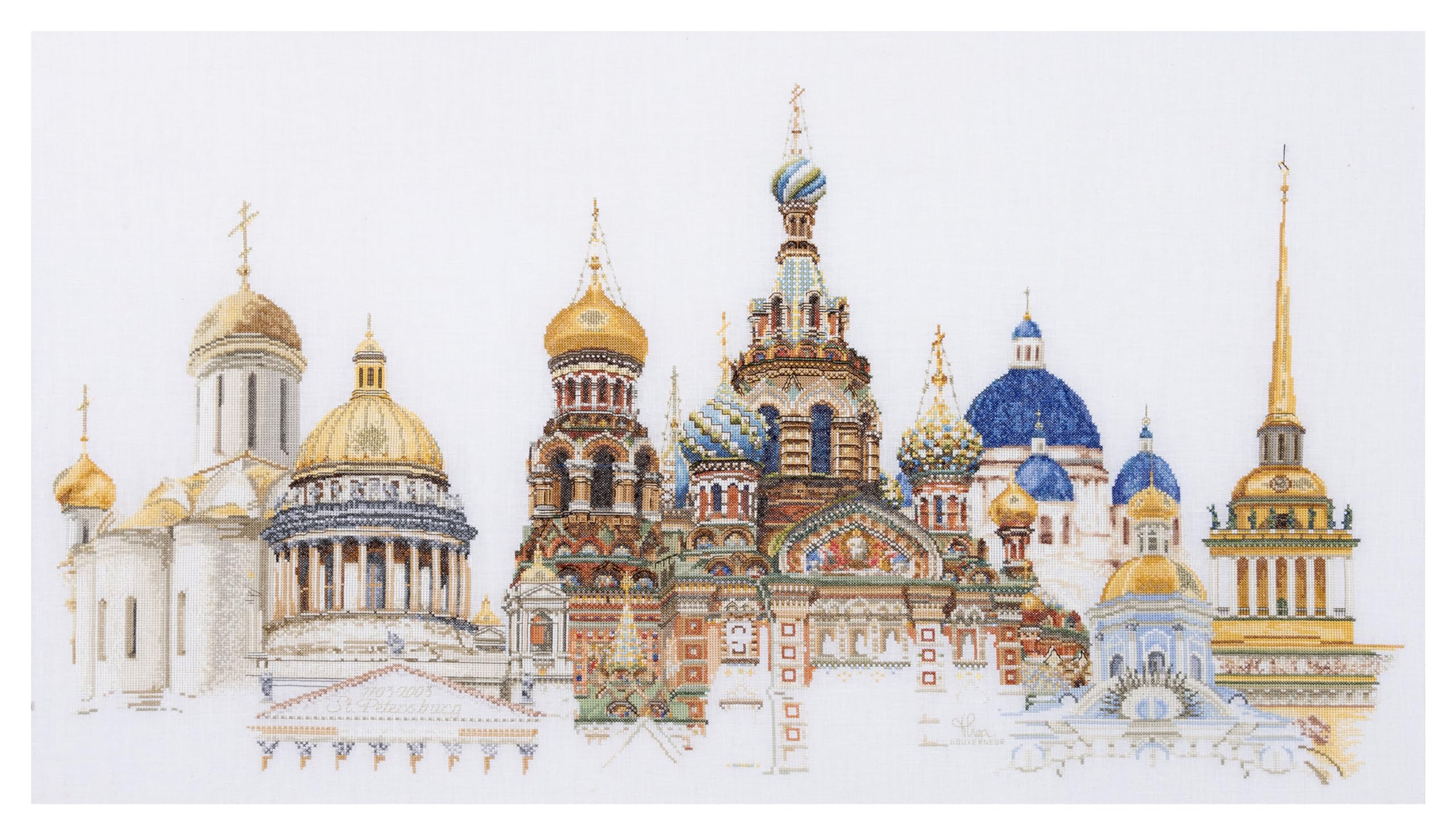 Thea Gouverneur St. Petersburg On Aida Counted Cross Stitch Kit, 18 Count