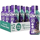 OWYN Only What You Need Plant Based Protein Shake, 20g Vegan Protein from Organic Pumpkin Seed, Flax, Pea Blend, Prebiotic Supplement, Superfood Greens, Gluten & Soy-Free (Cookies & Creamless)