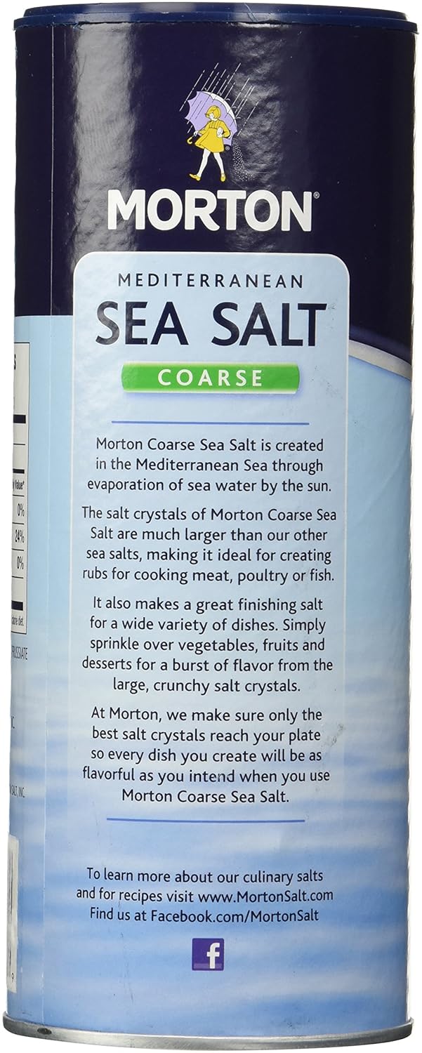 Mortons Sea Salt Coarse (Pack of 2) : Grocery & Gourmet Food