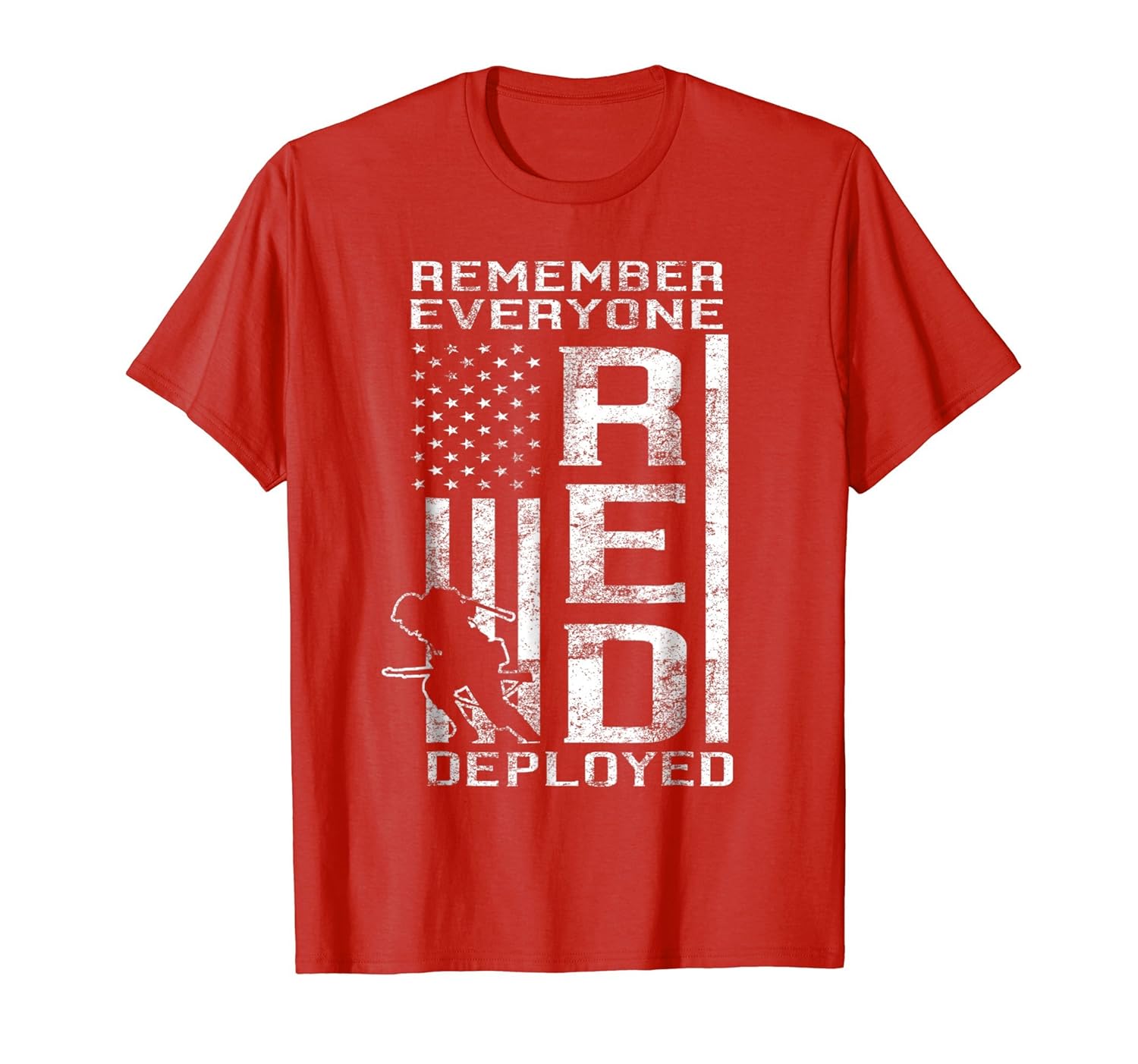 RED Friday T-Shirt R.E.D. Memorial Day Patriot 4th July Gift-anz