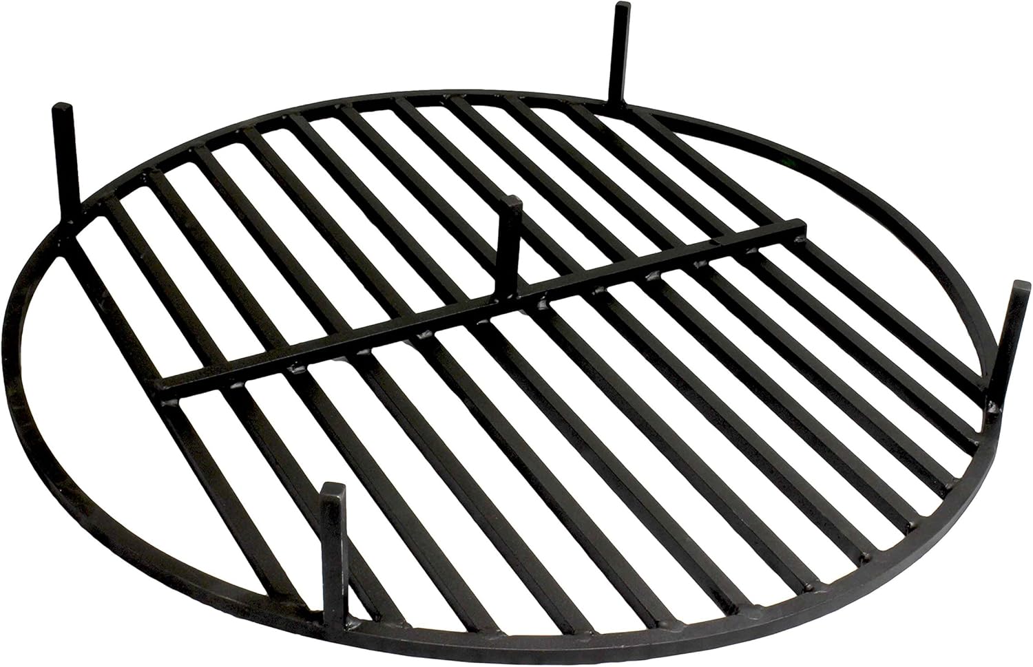 Round Fire Pit Grate 30 Heavy Duty Grill Cooking Campfire Camp Ring 1 2 Steel