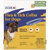 Zodiac Flea and Tick Collar for Large Dogs | Flea and tick prevention for dogs collar, water resistant, up to 7 months