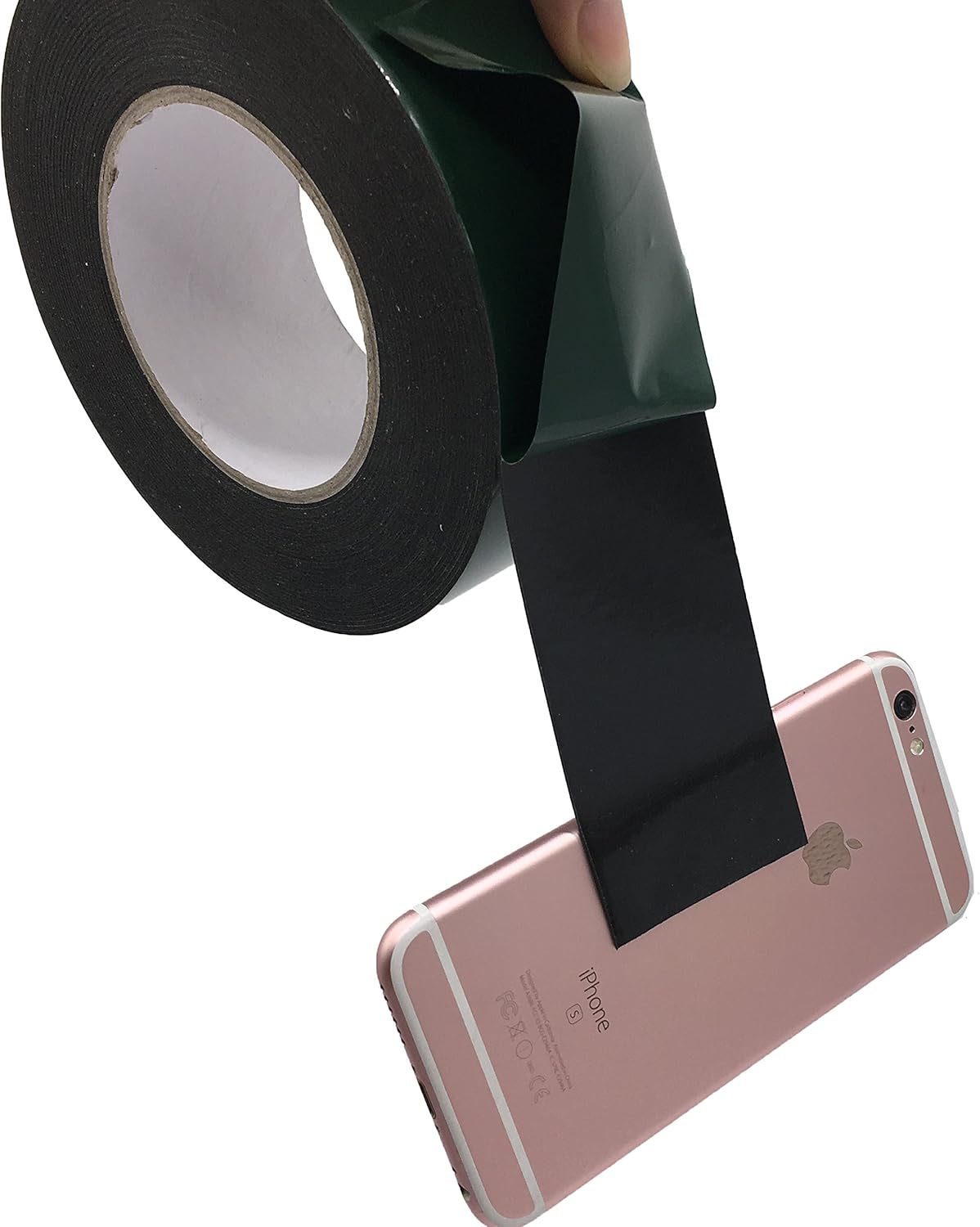 Maveek 10 m (50 mm) Foam Tape Double Sided Sponge Tape Waterproof Mounting Adhesive Tape Roll Cars Trims, Black - Image 5