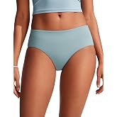 CRZ YOGA Mid Waisted Bikini Bottoms | Mid Cut Leg, Medium Bum Coverage, Full Lining, Swim, Bathing Suit Briefs for Women