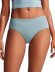 CRZ YOGA Bikini Bottoms for Women Mid Rise Full