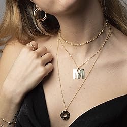Aobei Pearl 18k Gold Plated Oval Link Chain Choker