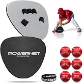 PowerNet Perfect Fielder Sets, Soft Hands Softball Baseball Training Equipment, Improve Transition Time from Glove to Hand, Perfect Fielder Mitt 2-PK, Micro Crushers, Reaction Balls, Foam Tech Balls
