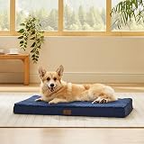 Bedsure Medium Pet Bed Orthopedic Dog Mattress Navy 76x51x7.6cm view 3