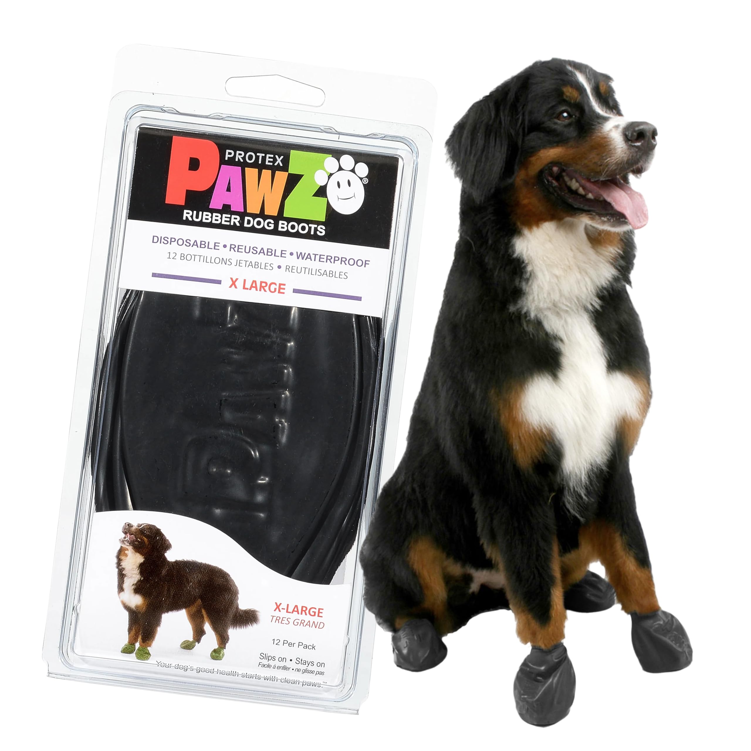 Pawz Dog - Black Dog Boots