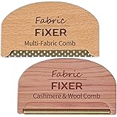 Cashmere Pill Remover Comb & Multi Fabric Shaver Depilling Sweater Fuzz Comb Set (Cedar & Beech Wood) Wool Pilling Remover fo
