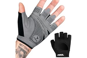 ATERCEL Weight Lifting Gloves Full Palm Protection, Workout Gloves for Gym, Cycling, Exercise, Breathable, Super Lightweight for Mens and Women