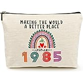 Suemetic 41st Birthday Gifts Women Makeup Bag, Happy 41st Birthday Decorations Woman, Best 41 Year Old Gifts Ideas for Her, Mom, Wife, Sister, Mothers Day, 1985 Anniversary Party Favors, Christmas