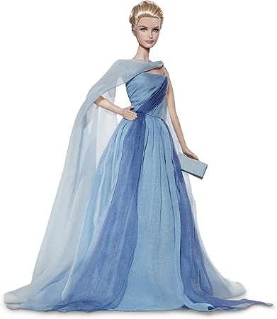 barbie doll in blue dress