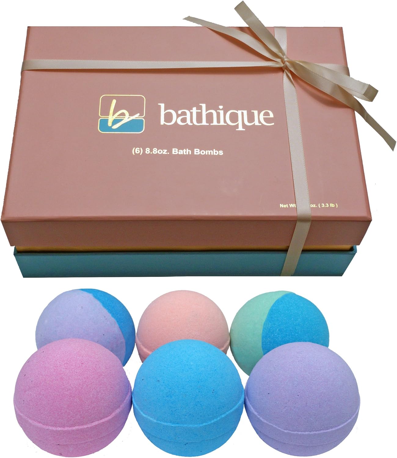 (6) Extra Large (8.8oz) Bath Bombs Lush Spa Bath Gift Set for Women