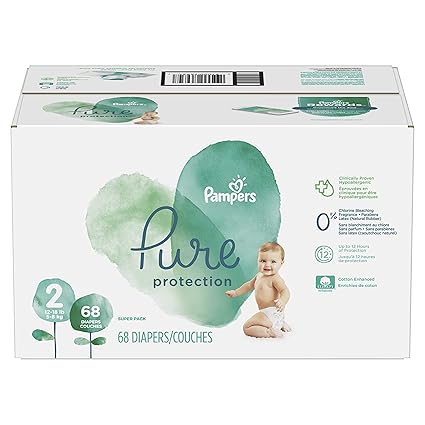 pampers pure size 2 diapers