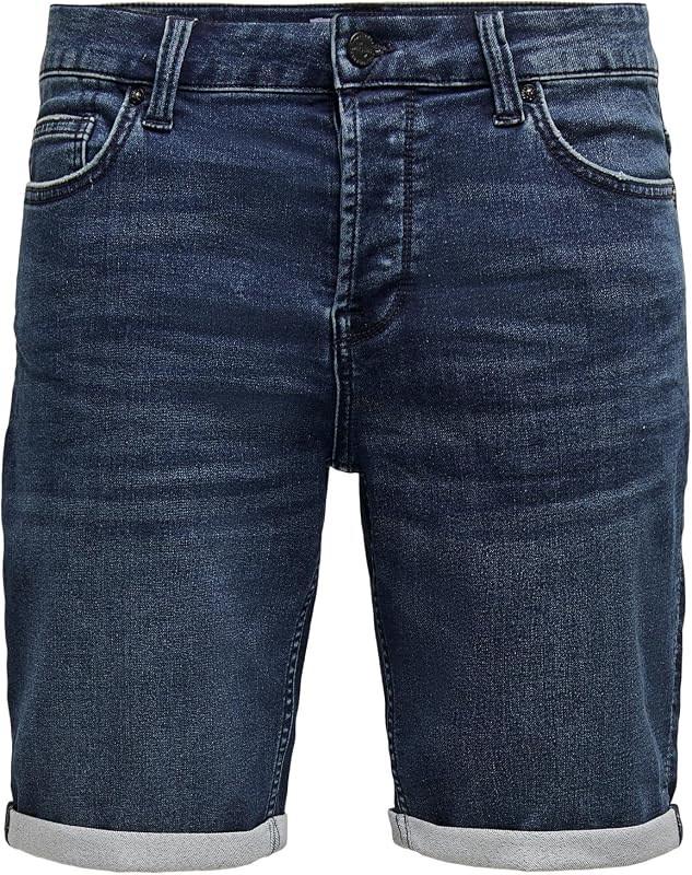 Onsply Reg D Blue Jog PK 8582 Dnm Noos Calções Masculinos, Denim Blue, S