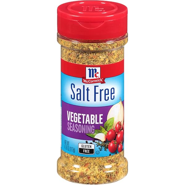 MCCORMICK SALT FREE VEGETABLE SEASONING, 4.16 OZ