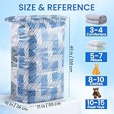 TAILI Extra Large Vacuum Storage Bags Cube 4 Jumbo Reusable view 3