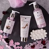 accentra Velvet Luxury Bath Set 6 Pc Ceramic Pump Lotion Shower Gel Spa Gift view 5
