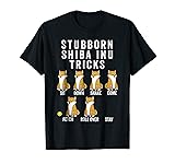 Stubborn Shiba Inu Tricks Shirt Funny Dog Gift