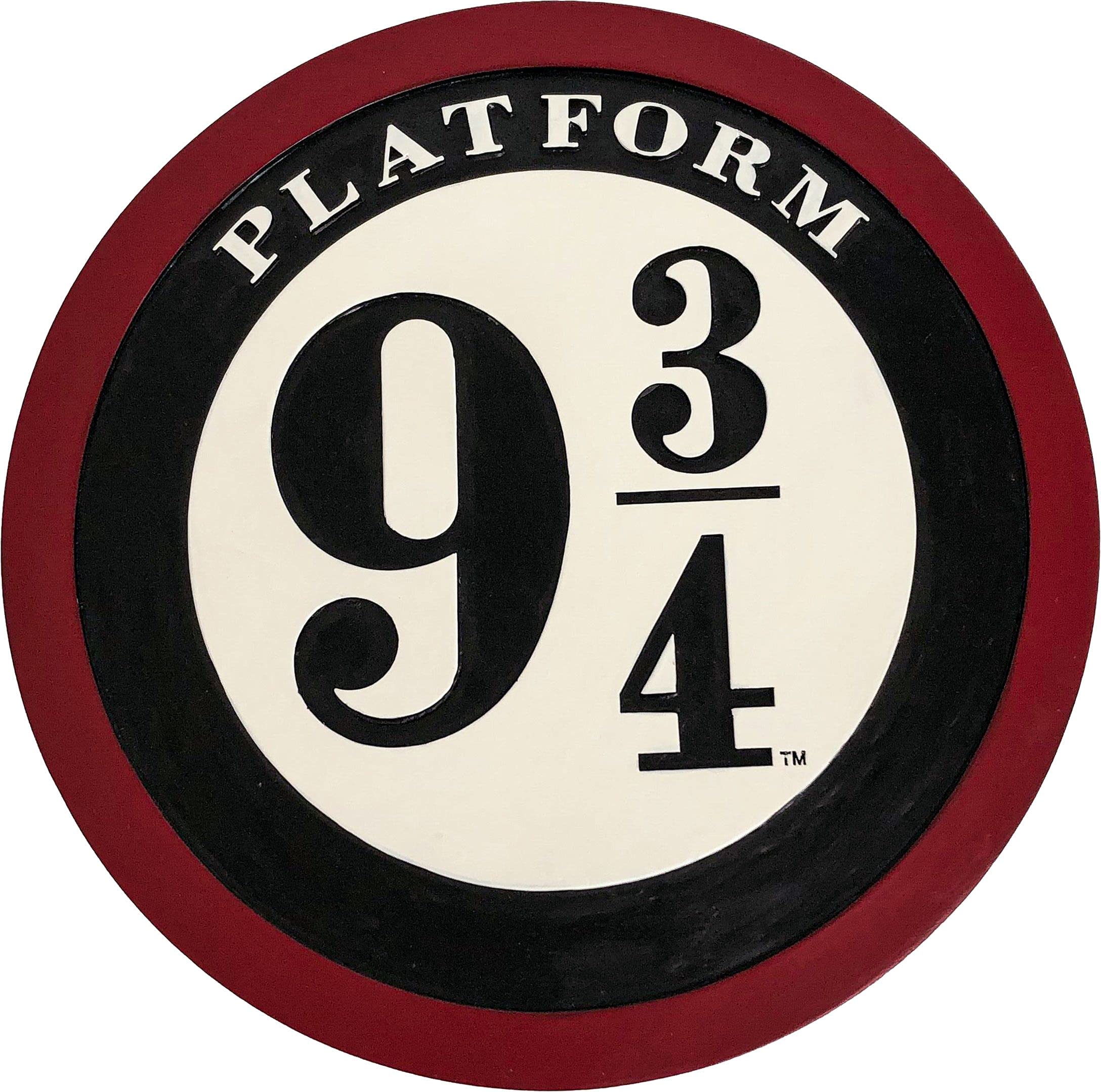 Spoontiques Garden Stepping Stone, Resin, Platform 9-3/4, 9.63" Diameter