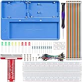 SunFounder RAB Holder Breadboard Kit for Raspberry Pi Compatible with Arduino Uno R4 Minima/WiFi/Uno R3/Mega R3, Raspberry 5 