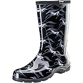Sloggers Waterproof Garden Rain Boots for Women - Cute Mid-Calf Mud & Muck Boots with Premium Comfort Support Insole