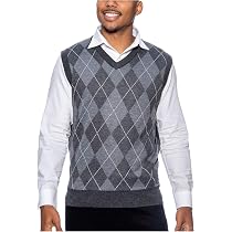 Argyle V-Neck Sweater Vest 