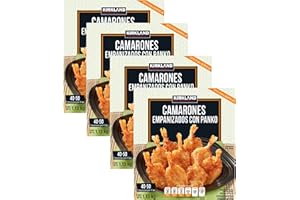 Kirkland Signature Breaded Panko Shrimp, Uncooked, 40-50 Shrimps Per Box - Flavorful and Decent Size - 4 Pack (40 oz Each) - Ready Set gourmet Donate a Meal Program