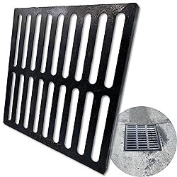MOSINSBO Cast Iron Drain Grate, 18x18 Outdoor Drain
