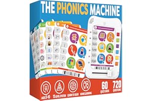 THE BAMBINO TREE Phonics Machine Learning Pad - Electronic Reading Game for Kids Age 5-11 - Learn to Read with 720 Phonic and Letter Sound Questions