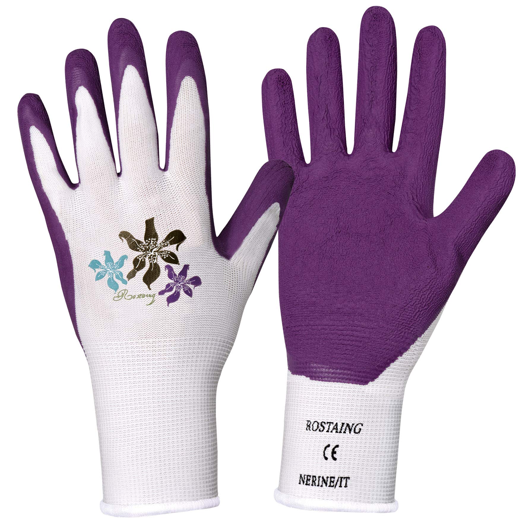 ROSTAING Balconies and Terrace Gloves, Purple, 30.5 x 12 x 1.5 cm, Nerine/it06