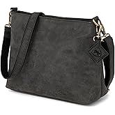 BERLINER BAGS Vintage Genuine Leather Shoulder Bag Marbella S, Small Crossbody Purse for Women