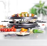 Giles & Posner Electric Round Raclette Grill 800W Indoor Tabletop 6 view 5