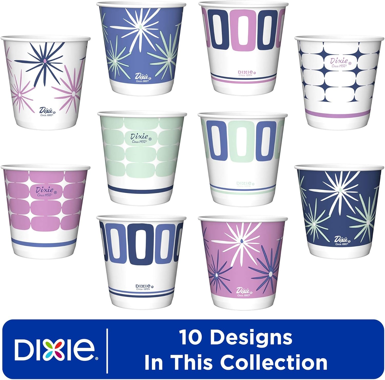 Dixie Paper Bath Cups, 3oz Cups, Pack of 400 Cups, Colors/Styles Vary: Health & Personal Care