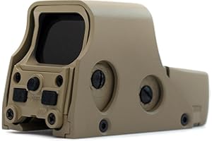 Bravary Holographic Sight 551 552 553 556 558 Red Green Dot Holo Sight Metal Scope 10 Levels Brightness Adjustment Holographic Sight