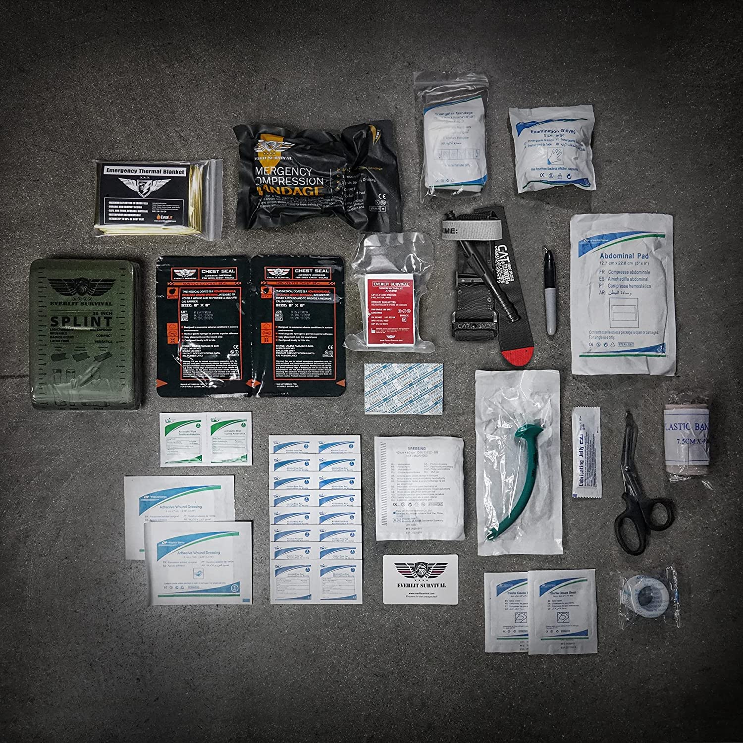 Mua EVERLIT Advanced Trauma Kit, CAT GEN-7 Tourniquet, TCCC Compliant ...