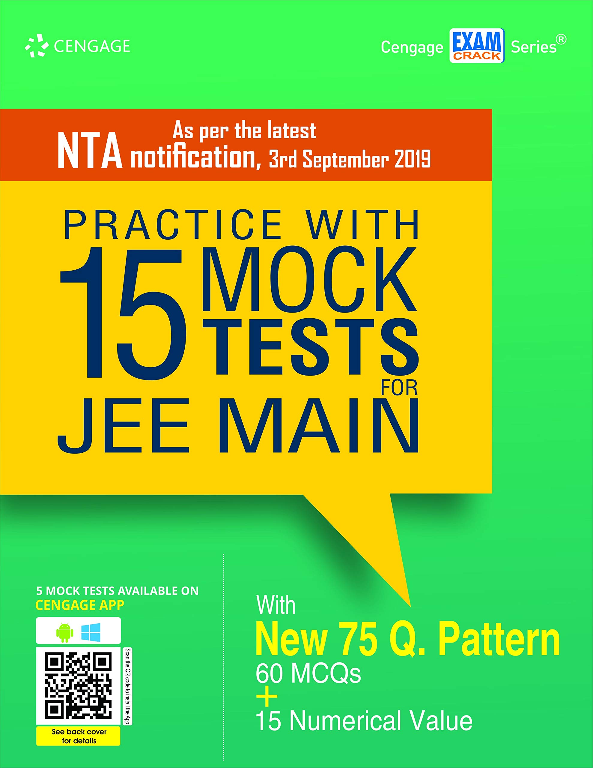 Practice with 15 Mock Tests for JEE Main Practice with 15 Mock Tests for JEE Main