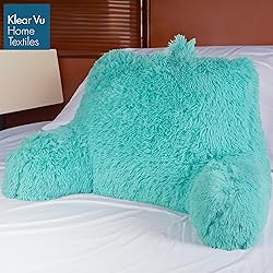 Klear Vu Shaggy Reading Pillow Back Rest Body