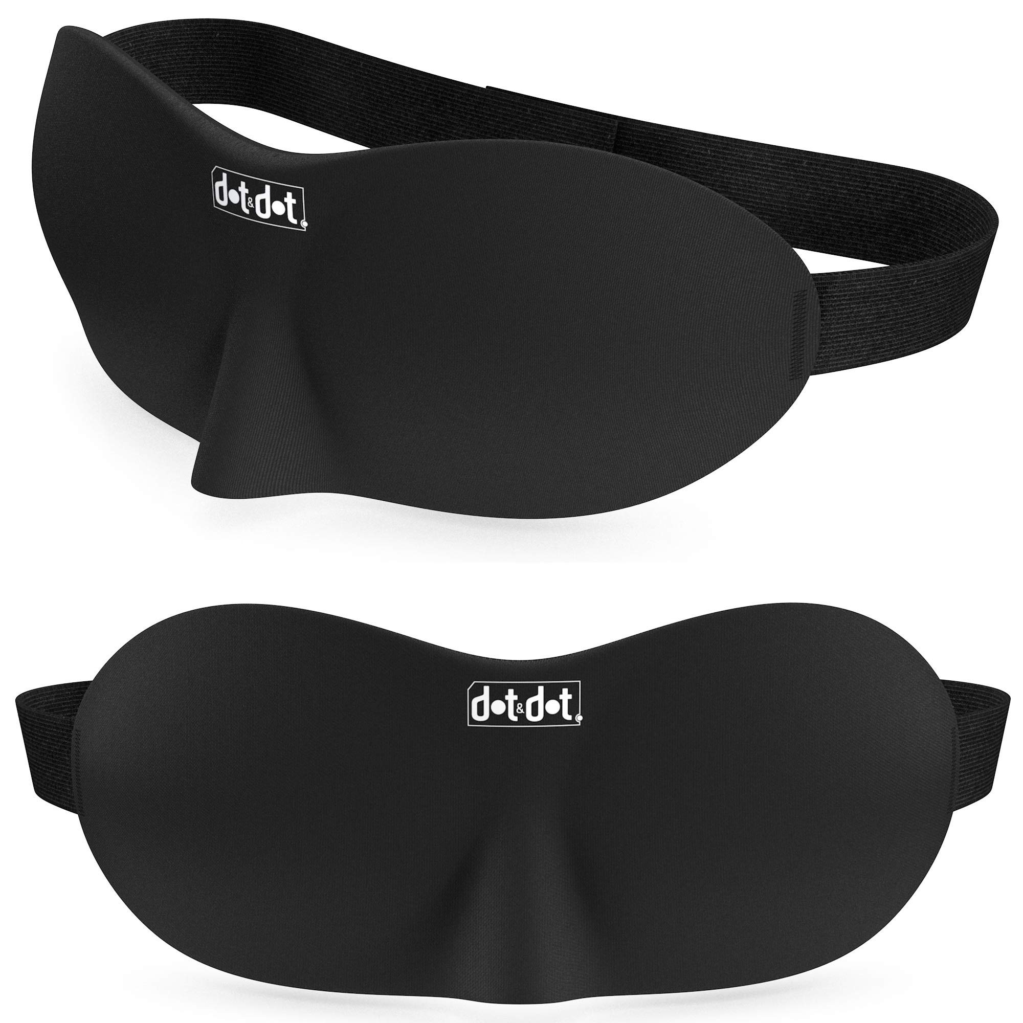 Luxury Contoured Travel Sleep Mask Goggles Comfortable, Does Not