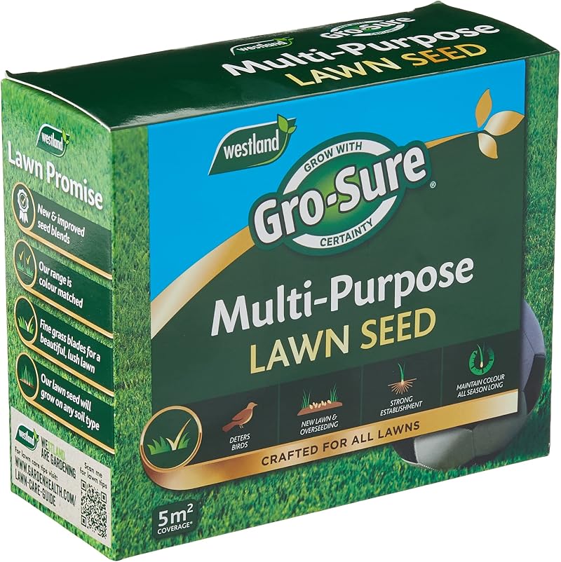 Gro-Sure Westland Multi Purpose Lawn Seed 20500170 150g 5m2 Coverage