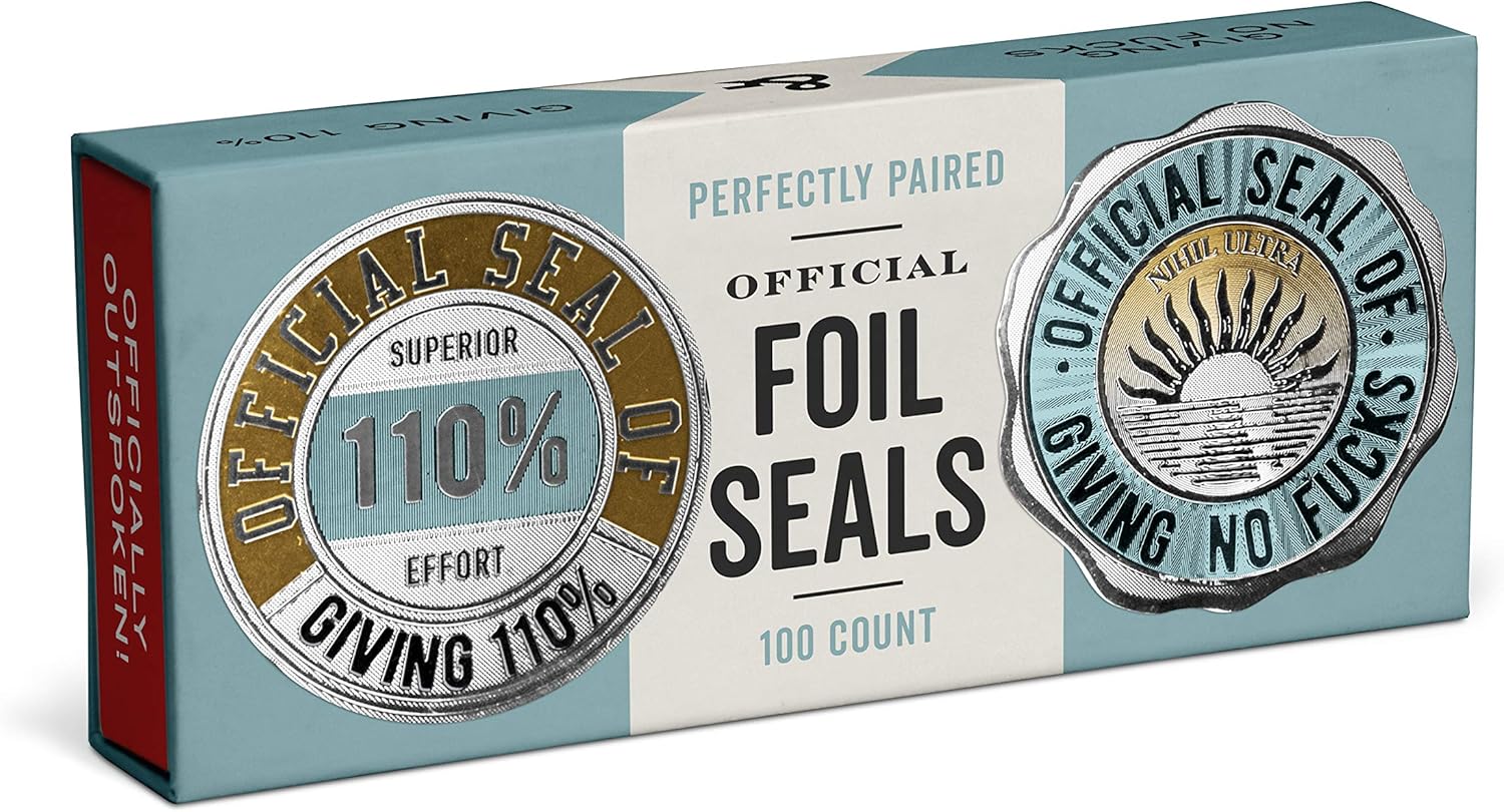 Amazon.com : Knock Knock Genius/Pure Bullshit Sticker Seals (12555 ...