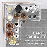 KEGII Shower Caddy Corner 2 Pack Stainless Steel Adhesive Shelf Silver view 6