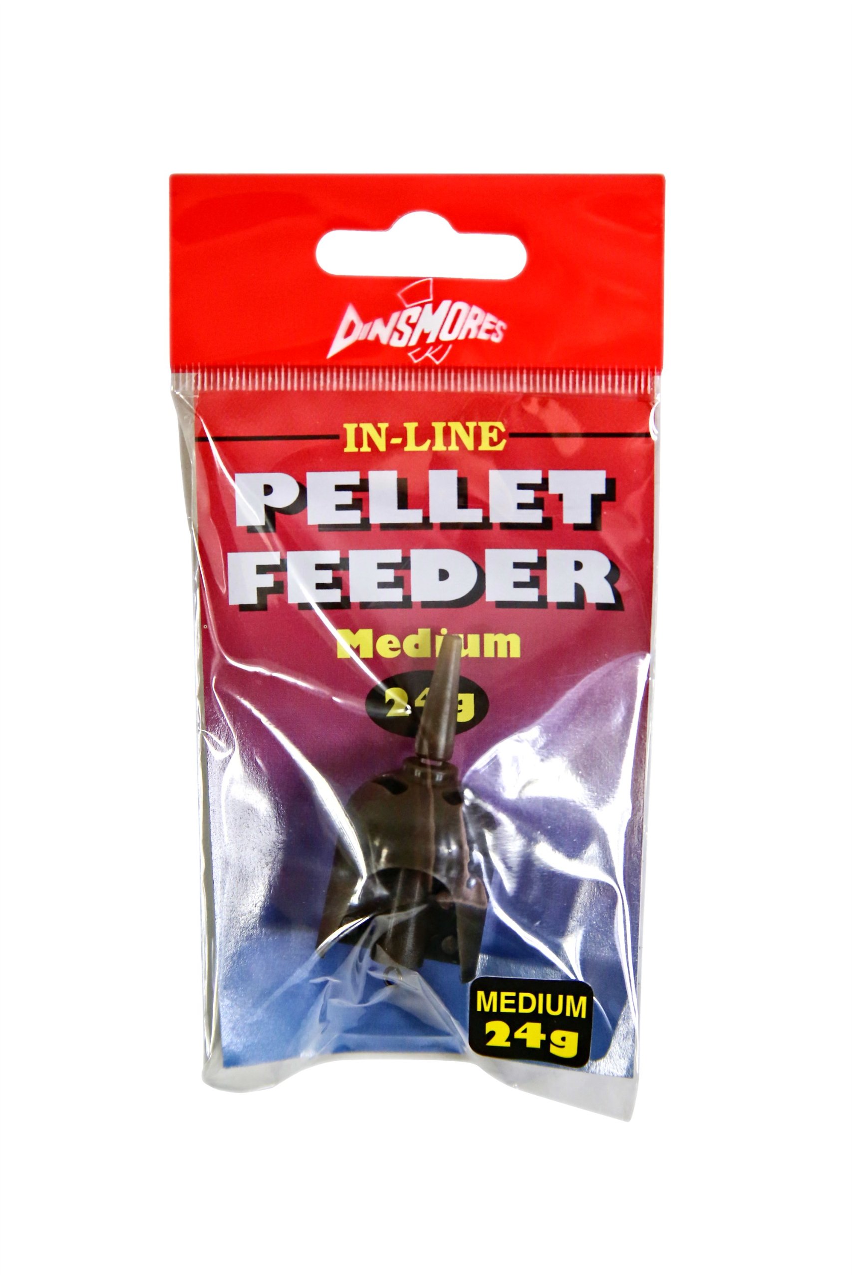 Dinsmores Medium In-Line Pellet Feeder - Black, 24 g